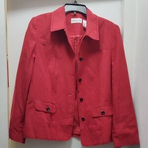 Alfred Dunner Red Women's Blazer